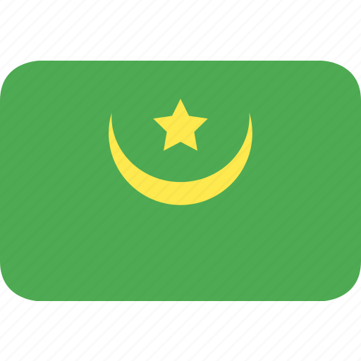 Country, flag, mauritania, nation icon - Download on Iconfinder
