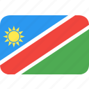country, flag, namibia, nation