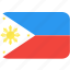 country, flag, nation, philippines 