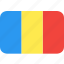 country, flag, nation, romania 