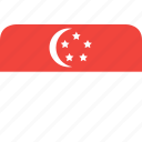 country, flag, nation, singapore