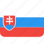 country, flag, nation, slovakia 