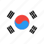 country, flag, korea, nation, south 