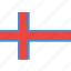 country, faroe, flag, islands, nation, the 