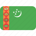 country, flag, nation, turkmenistan