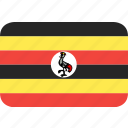 country, flag, nation, uganda