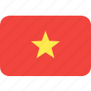 country, flag, nation, vietnam