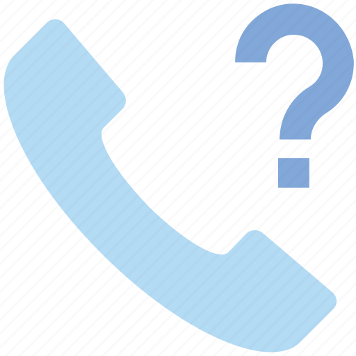 Call, communication, contact, landline, phone, question mark, telephone icon - Download on Iconfinder