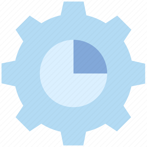 Chart, cogwheel, gear, option, setting icon - Download on Iconfinder
