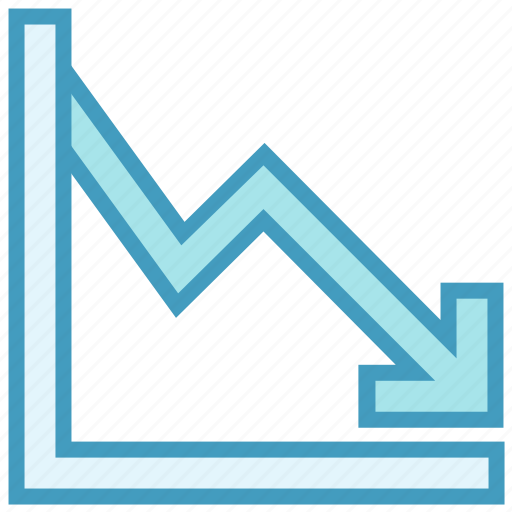 Analytics, bar, chart, down, graph, stats icon - Download on Iconfinder