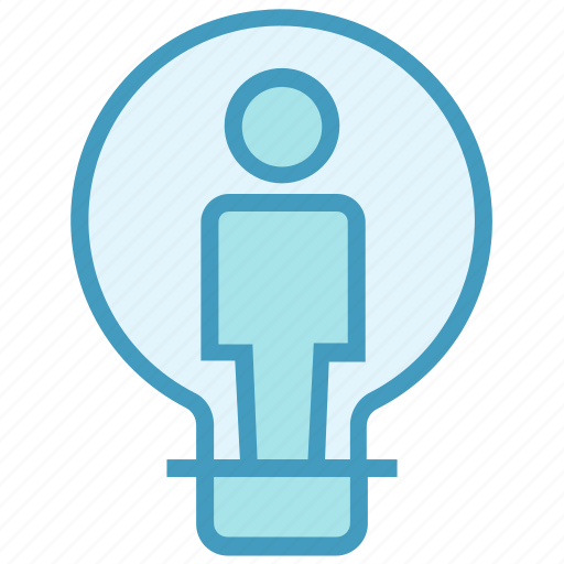 Bulb, creative, idea, light, office, user icon - Download on Iconfinder
