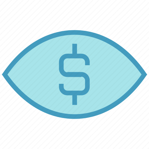 Business view, dollar, eye, finance, money, vision icon - Download on Iconfinder