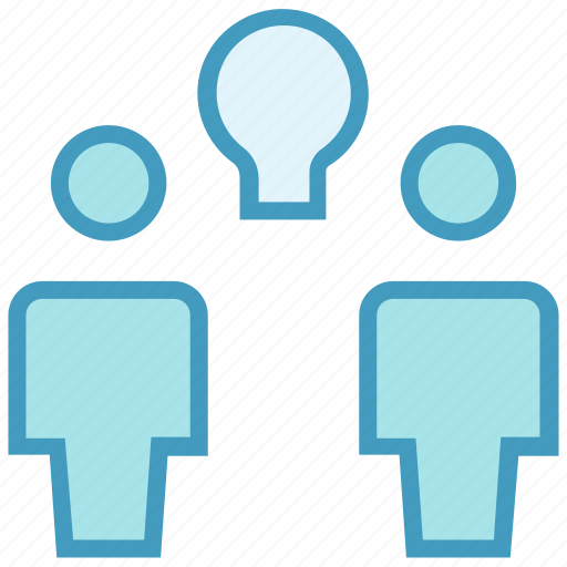 Bulb, creative, employees, idea, office, online business, users icon - Download on Iconfinder