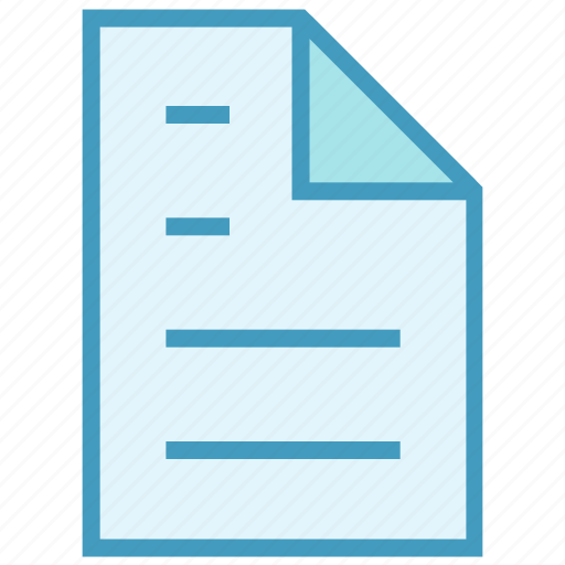 Document, file, list, page, paper icon - Download on Iconfinder