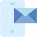 cell phone, device, envelope, letter, mobile, phone, smartphone