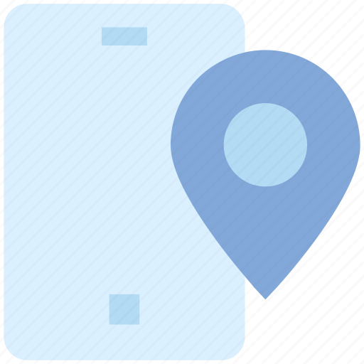 Cell phone, device, location, map pin, mobile, phone, smartphone icon - Download on Iconfinder