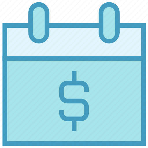 Banking, calendar, dollar, finance, money, planning, schedule icon - Download on Iconfinder