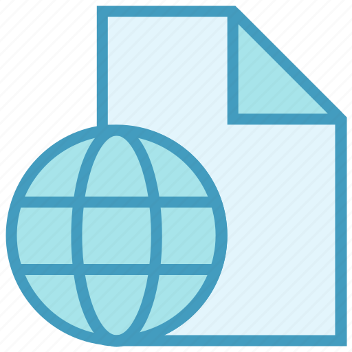 Article, form, globe, headline, paper, world, world page icon - Download on Iconfinder