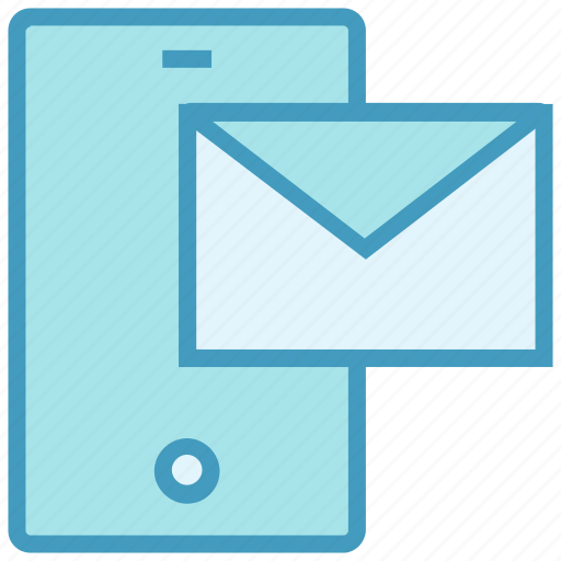 Cell phone, device, envelope, letter, mobile, phone, smartphone icon - Download on Iconfinder