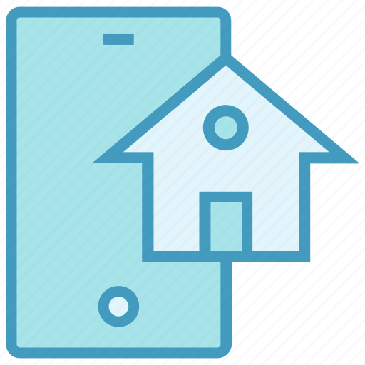 Cell phone, device, house, hut, mobile, phone, smartphone icon - Download on Iconfinder
