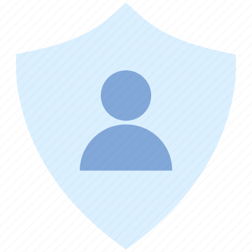 Antivirus, person, protect, security, shape, shield, user icon - Download on Iconfinder