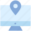 gps, lcd, location, map, marker, online, screen 