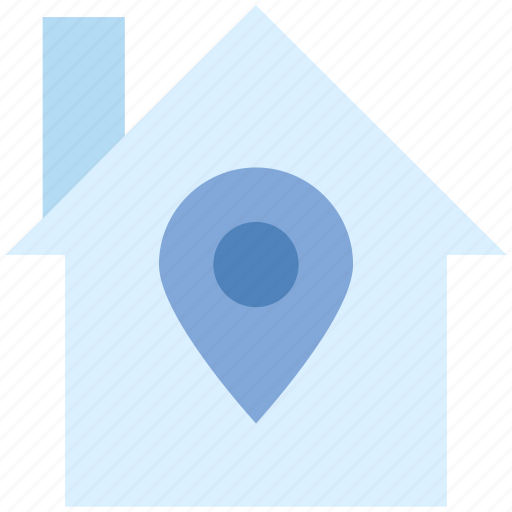 Building, gps, home, house, location, navigation, property icon - Download on Iconfinder