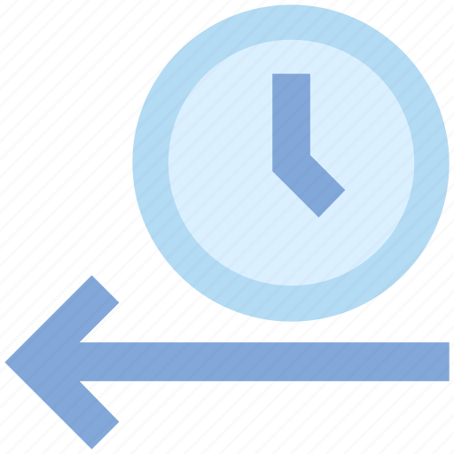 Alarm, arrow, clock, left, left arrow, time, watch icon - Download on Iconfinder