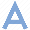 a, alphabet, edit it, format, letter, text
