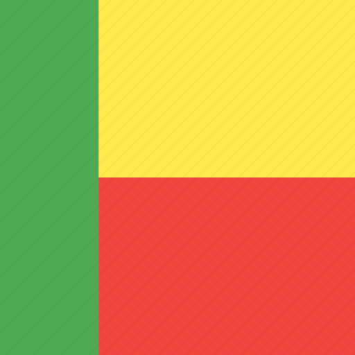 Benin, country, flag, nation icon - Download on Iconfinder
