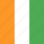 cote, country, divoire, flag, nation 