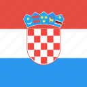country, croatia, flag, nation