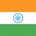country, flag, india, nation