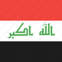 country, flag, iraq, nation