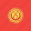 country, flag, kyrgystan, nation 