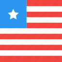 country, flag, liberia, nation