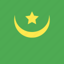 country, flag, mauritania, nation