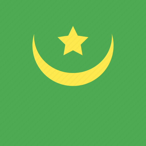 Country, flag, mauritania, nation icon - Download on Iconfinder