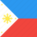 country, flag, nation, philippines
