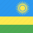 country, flag, nation, rwanda