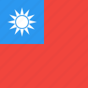 country, flag, nation, taiwan