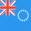 cook, country, flag, islands, nation, the 