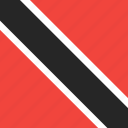 and, country, flag, nation, tobago, trinidad
