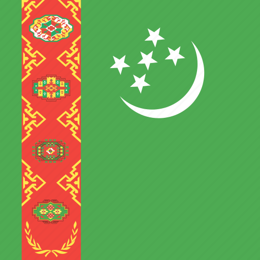Country, flag, nation, turkmenistan icon - Download on Iconfinder