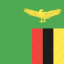country, flag, nation, zambia