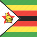 country, flag, nation, zimbabwe