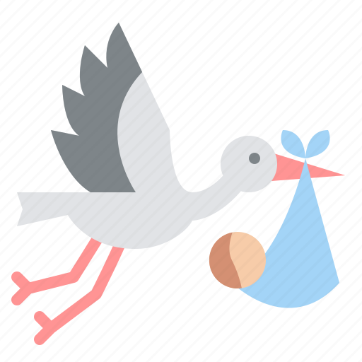 Stork, baby, birth, pregnancy icon - Download on Iconfinder
