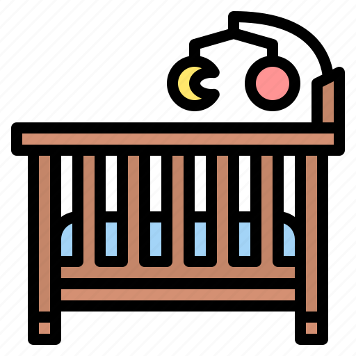 Baby, crib, cradle, bed, sleep icon - Download on Iconfinder