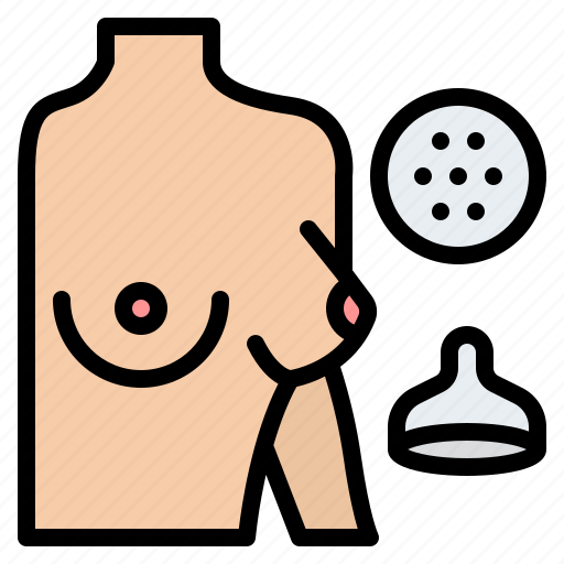 Breast, pads, nipple, shields, milk, maternity icon - Download on Iconfinder
