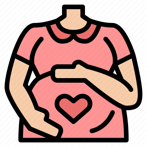 Mother, pregnacy, heart, love icon - Download on Iconfinder
